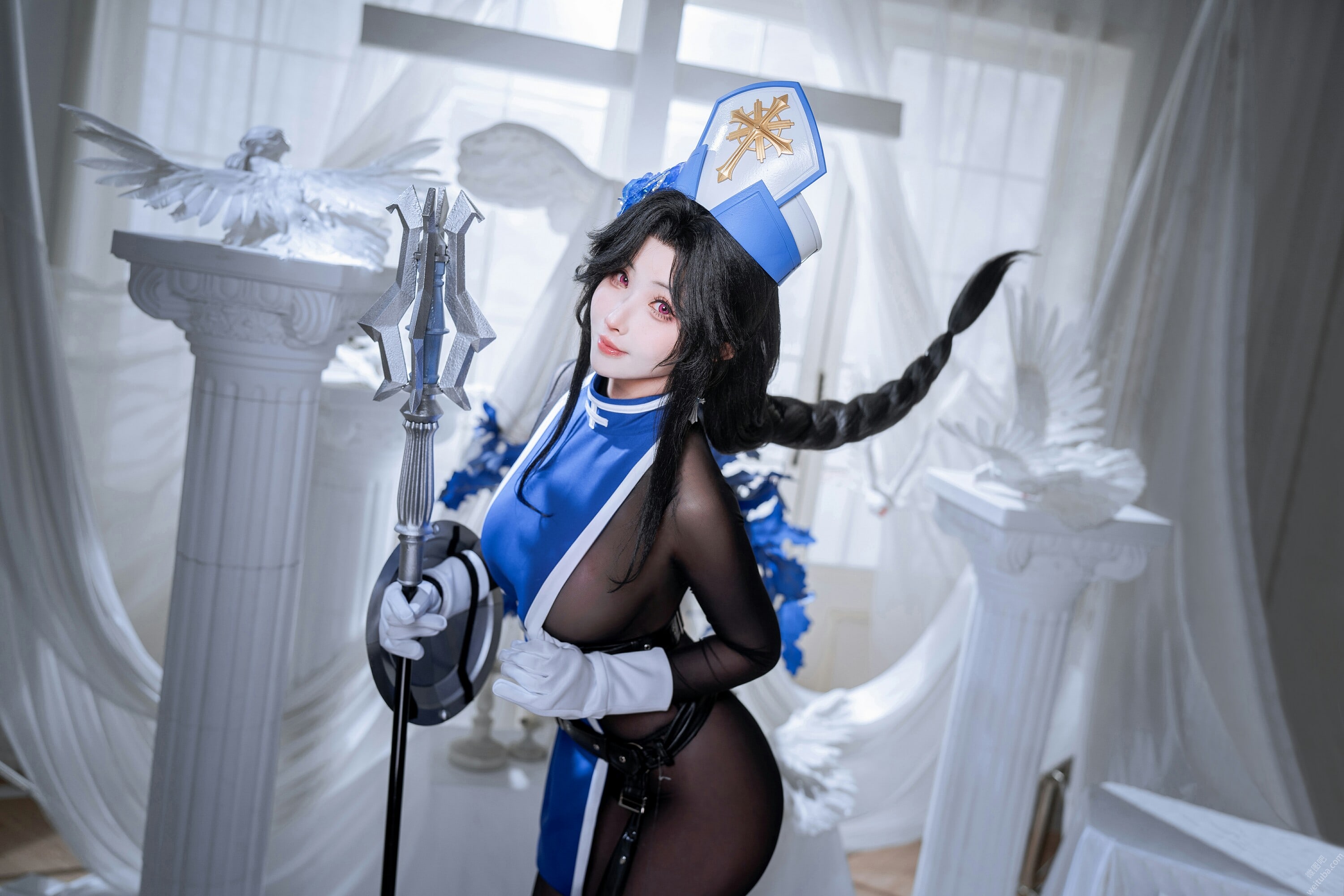 rioko凉凉子 – Nikke胜利女神 梅登冰玫瑰 [45P]